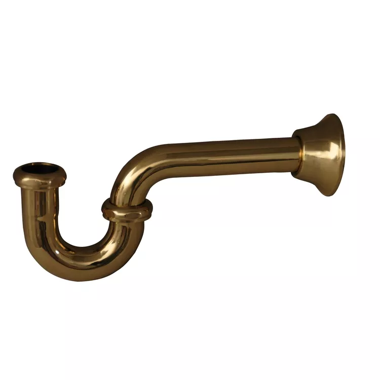 1-1/4 Solid Brass P Trap - Barclay Products