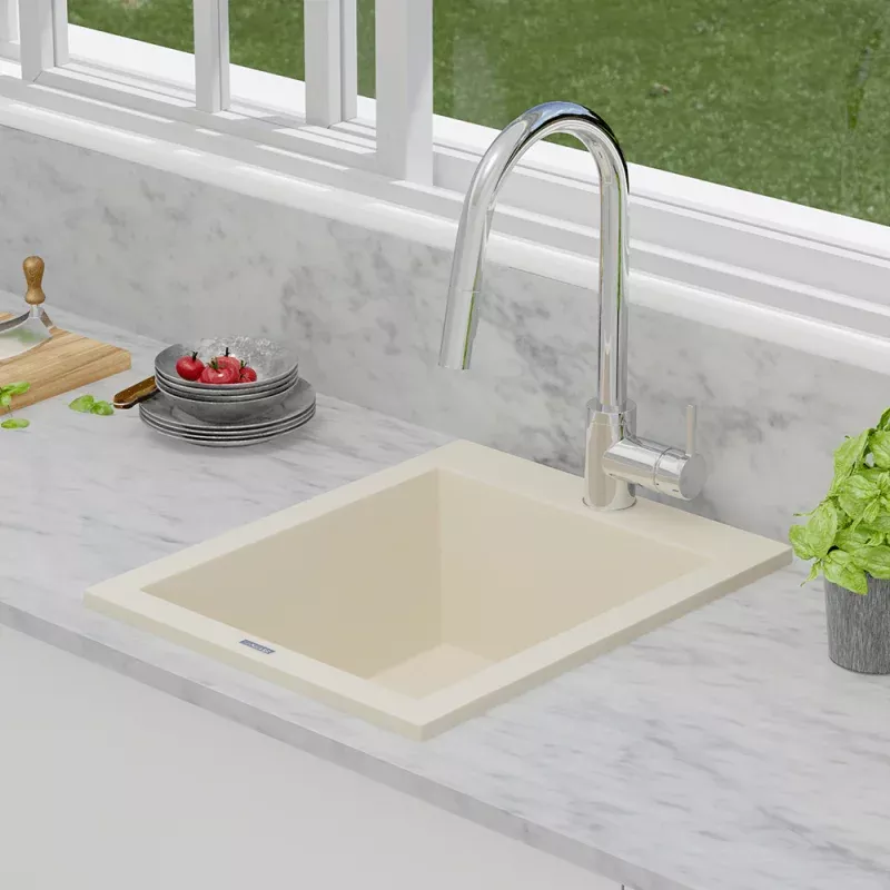 16" Cardea Granite Composite Sink - Beige