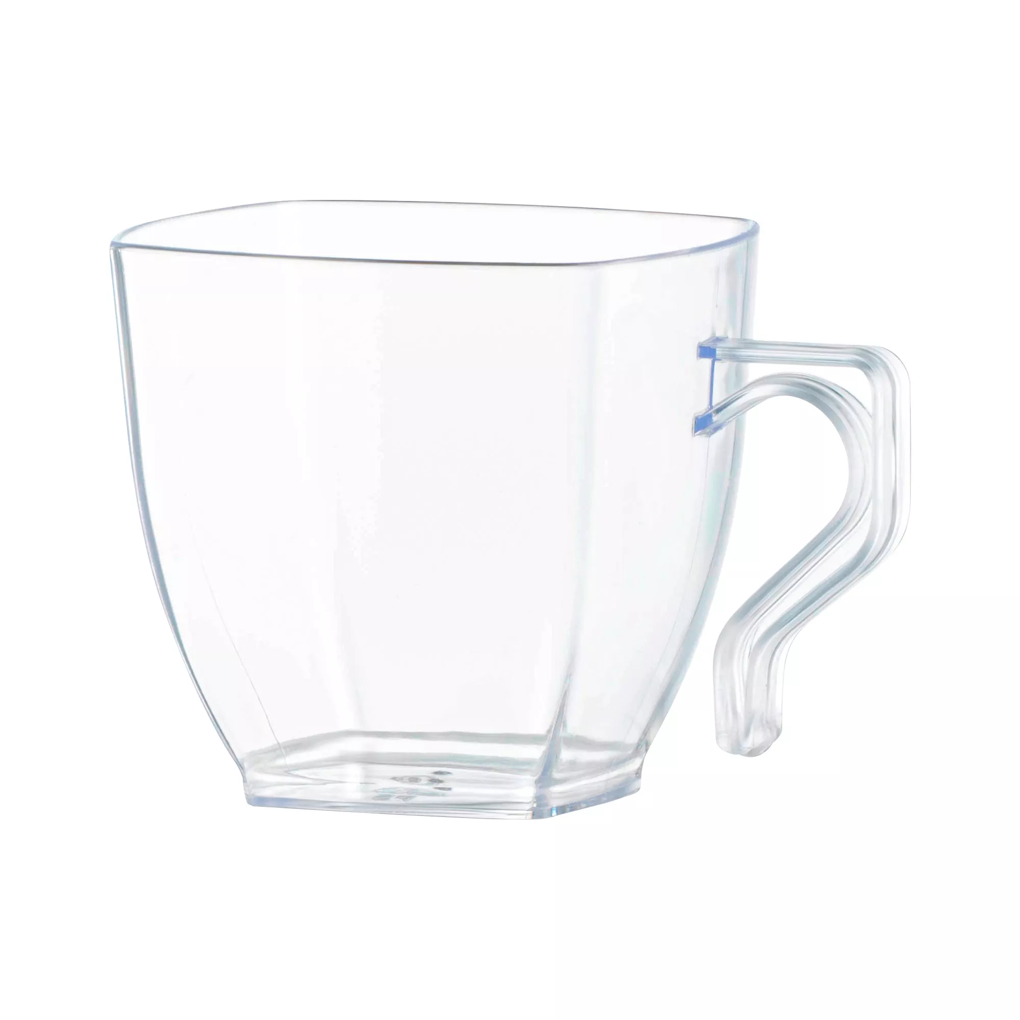 2 oz. Clear Square Plastic Mini Coffee Tea Cups (240 Cups)