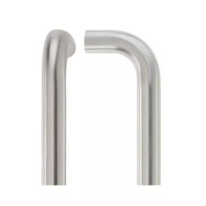22mm D Pull Handle - 300mm Centres - Grade 304 - Bolt Through Fixings