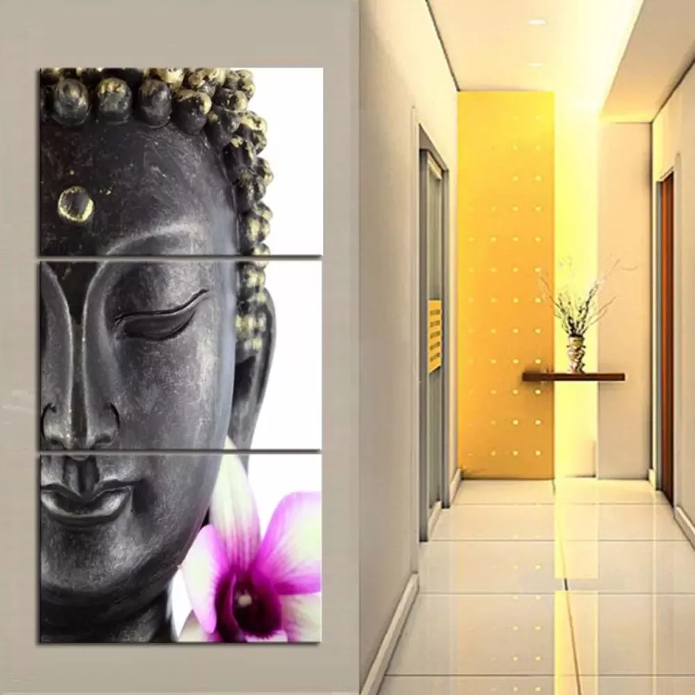 3 Panel Modern Painting Wall ArtFrames Set Vertical Canvas
