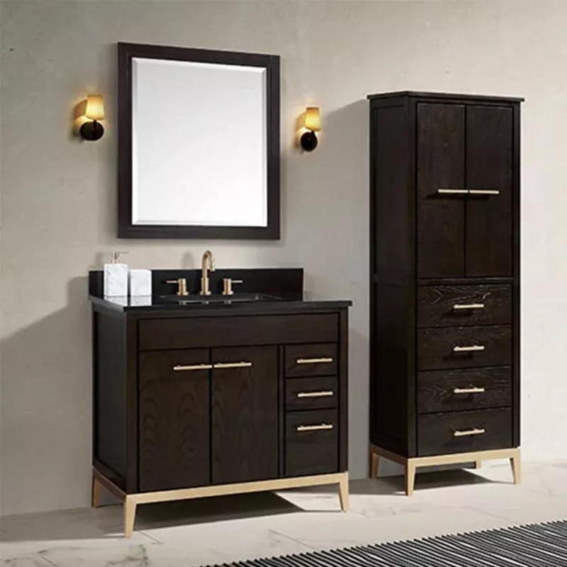 36" Forney Vanity for Rectangular Undermount Sink - Dark Chocolate