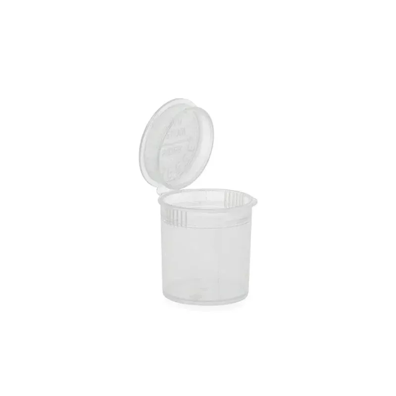 6 Dram Pop Top Vial - Clear - Child Resistant (600 Count)