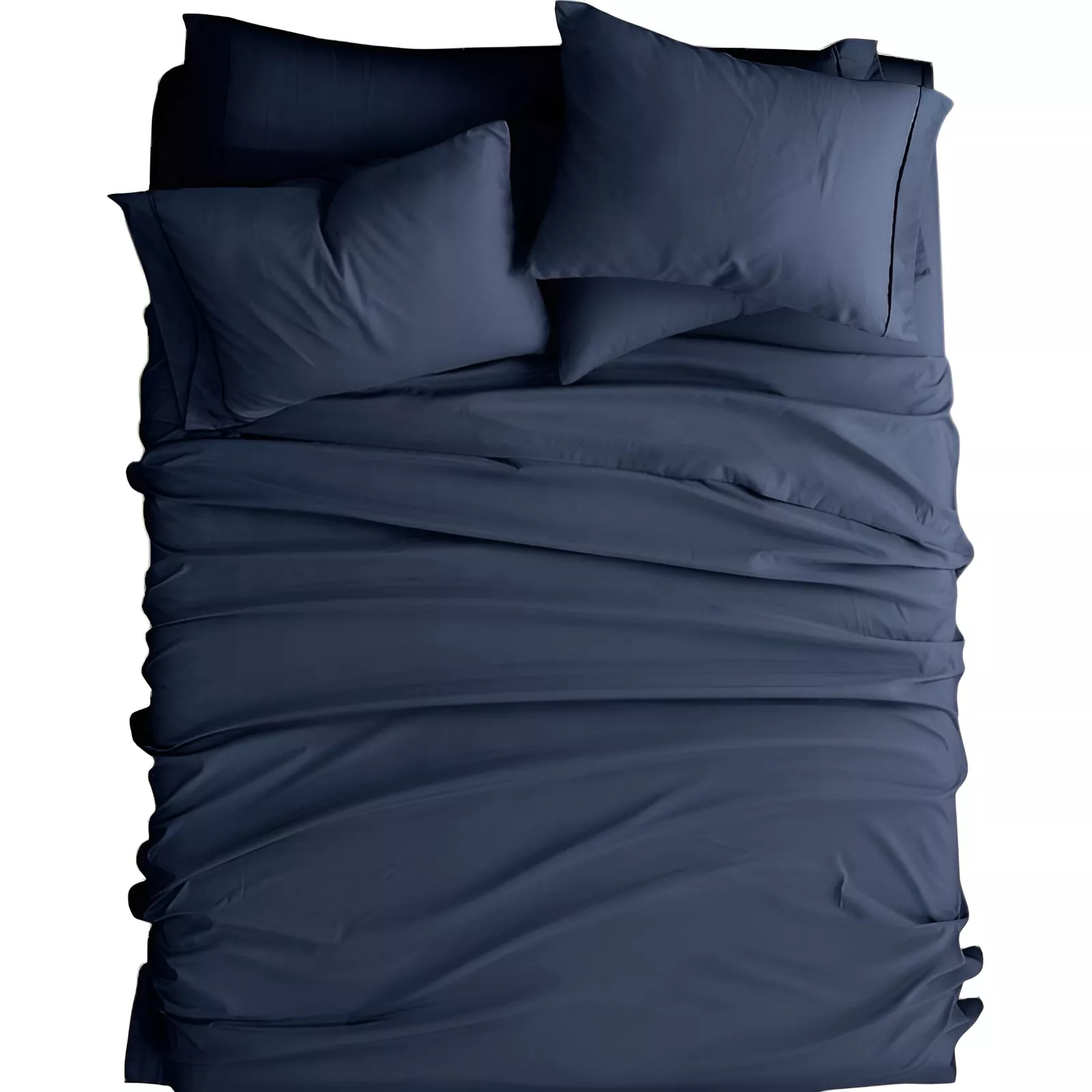 6-Piece Soft Wrinkle Resistant Microfiber and Polyester Sheet Set