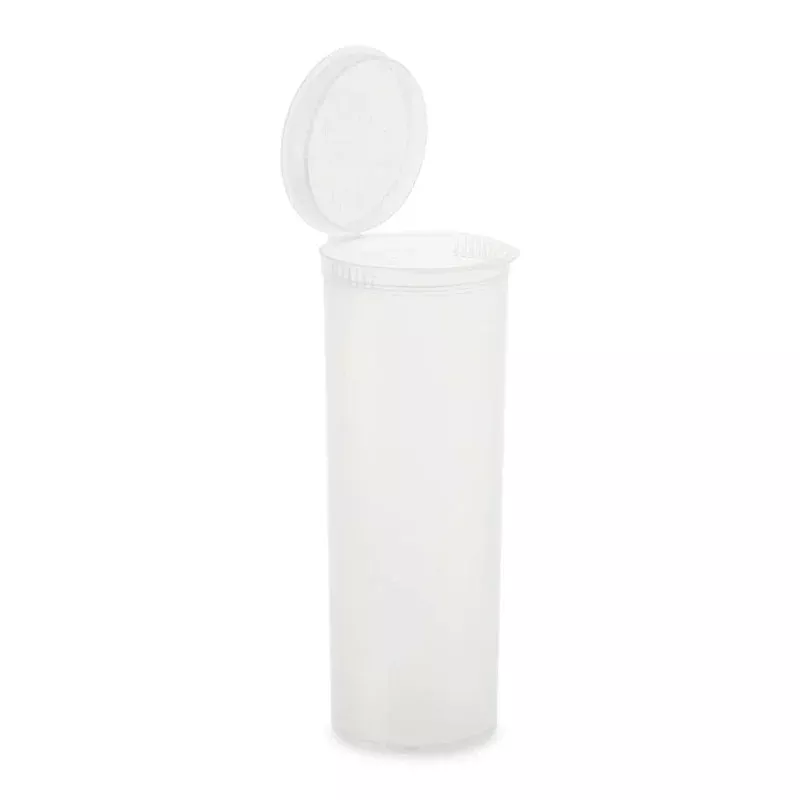 60 Dram Pop Top Vial - 1/2 Oz - Clear - (75 Count)