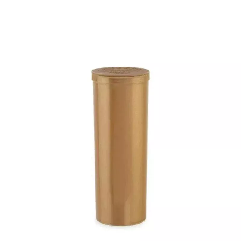 60 Dram Pop Top Vial - 1/2 Oz - Gold- (75 Count)