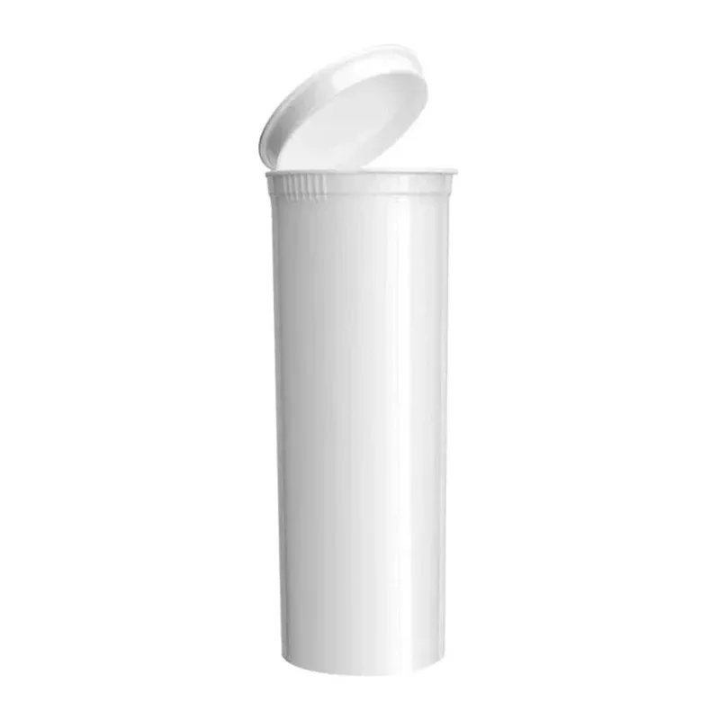 60 Dram Pop Top Vial - 1/2 Oz - White - (75 Count)