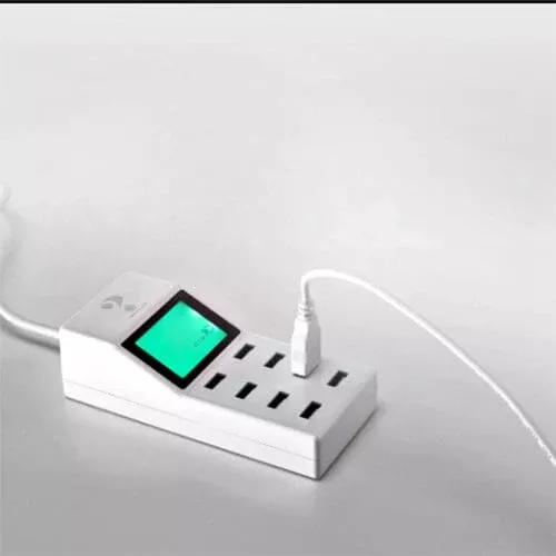 8-Port USB Charger for Portable Lamps by Zafferano