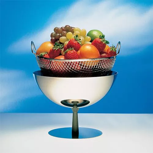 AC04 Stainless Steel Colander & Fruit Bowl by Achille Castiglioni for Alessi