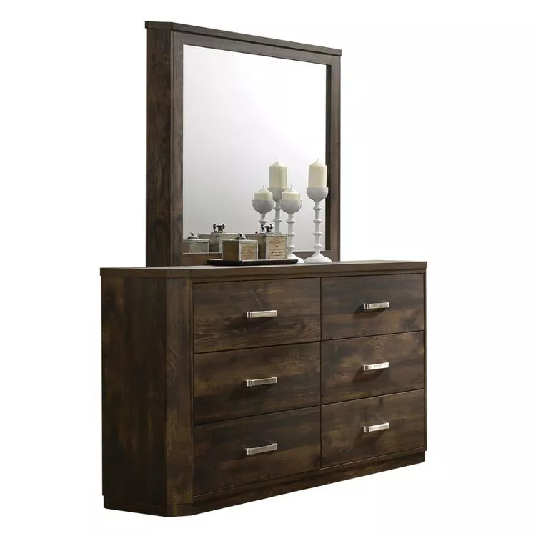 ACME Antique Walnut Mirror - Elettra Wall Mirror