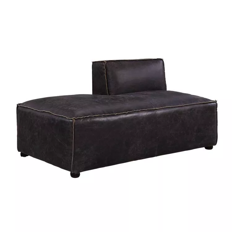 Acme Birdie Modular Chaise in Antique Blue
