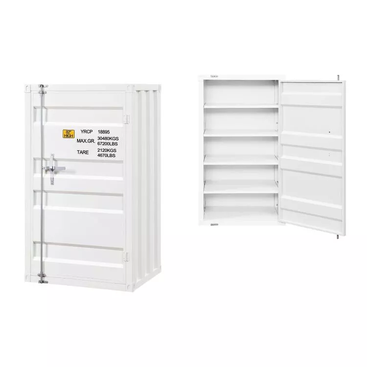 Acme Cargo Chest (Single Door), White (1Pc/1Ctn)