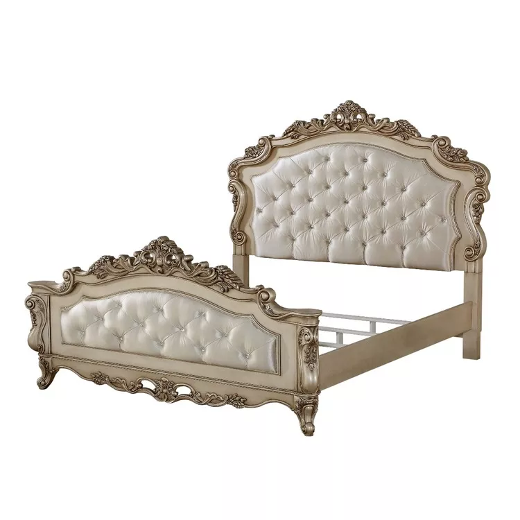 ACME Eastern King Bed - Gorsedd - Antique White