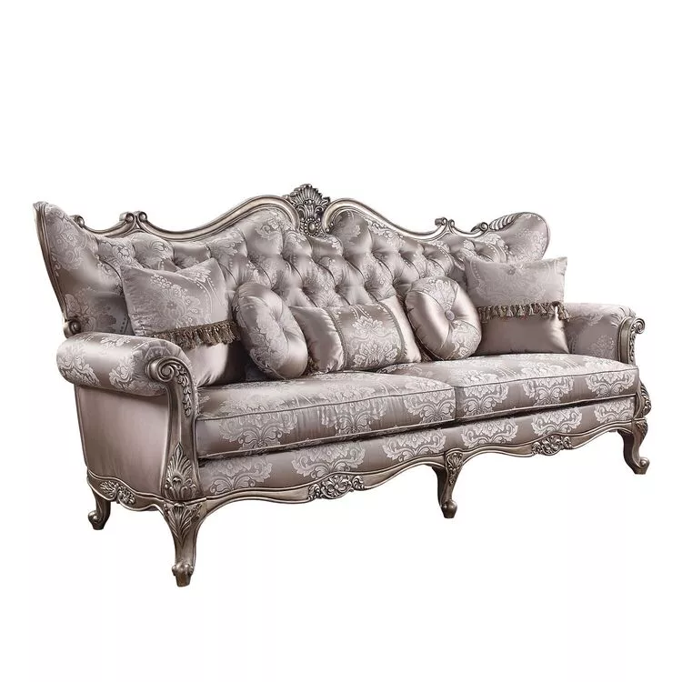 ACME Elegant Champagne Sofa with Pillows - Jayceon Collection