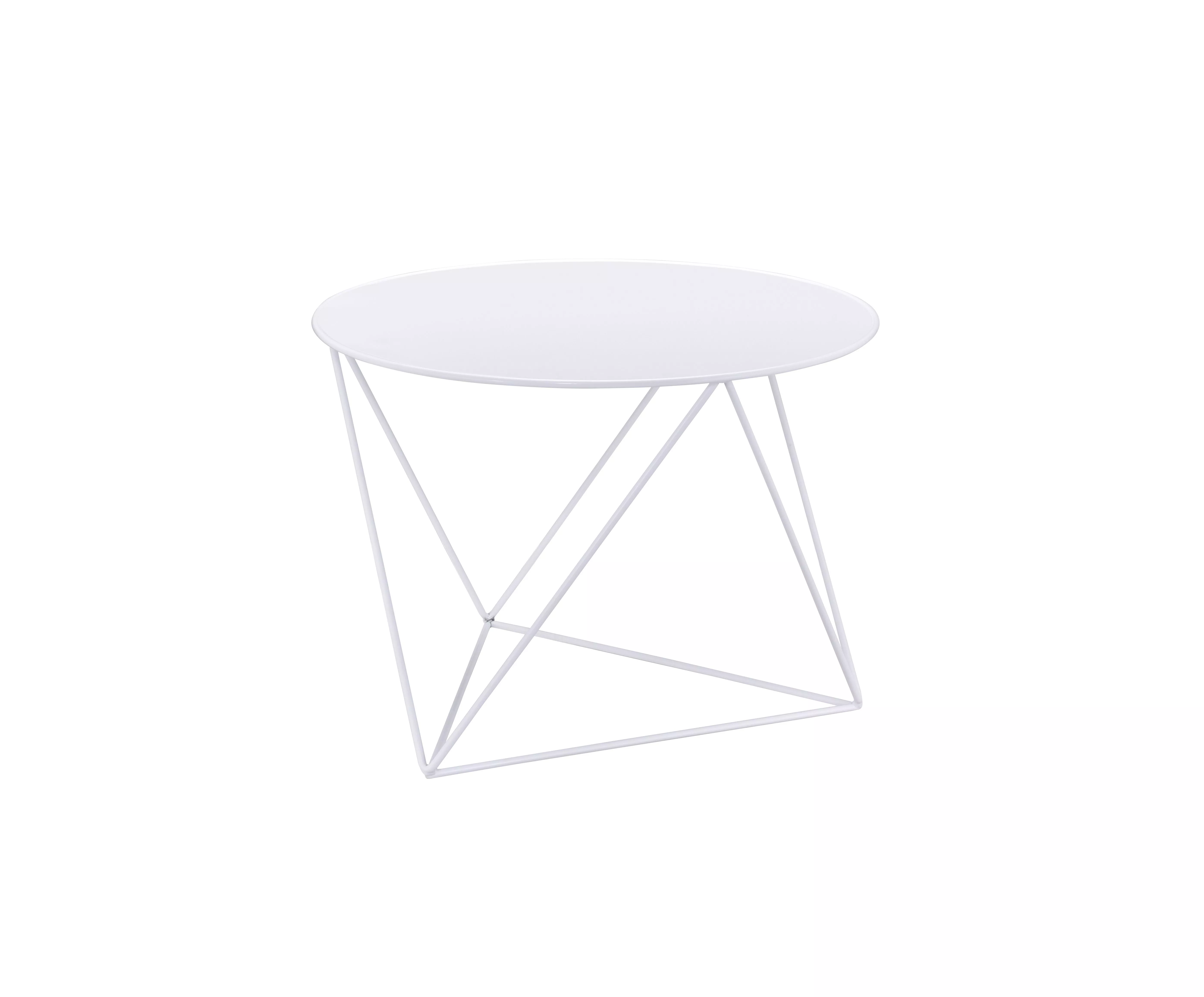 ACME Epidia Accent Table, White Finish