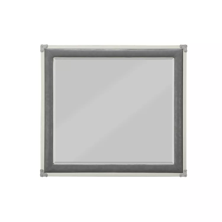 ACME Gray Square Mirror - Modern Wall Decor - Orchest