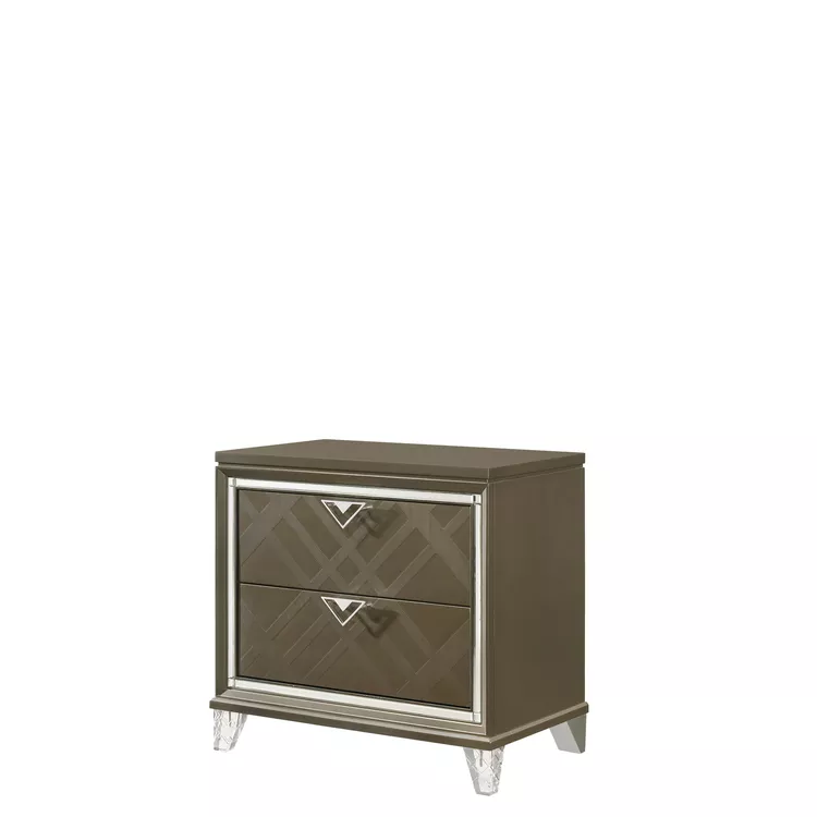 ACME Skylar Nightstand - Dark Champagne