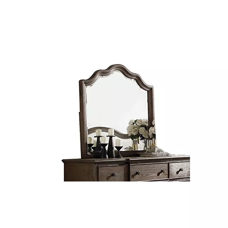 ACME Weathered Oak Mirror - Baudouin Wall Mirror