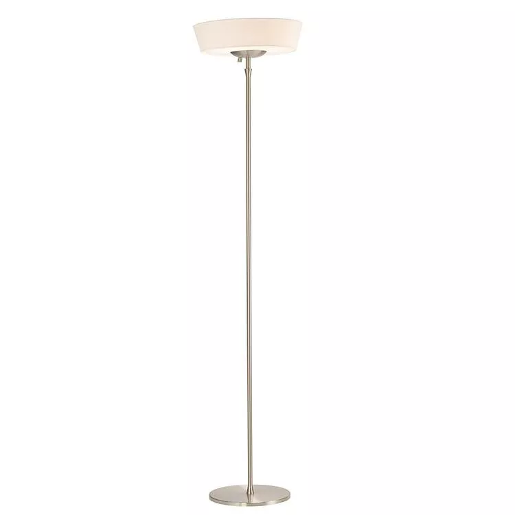 Adesso Harper Floor Lamp - White Shade