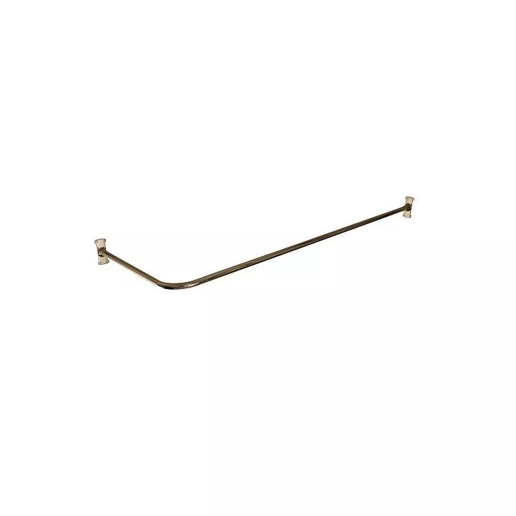 Adjustable Corner Shower Rod 60in x 48in Solid Brass - Barclay Products