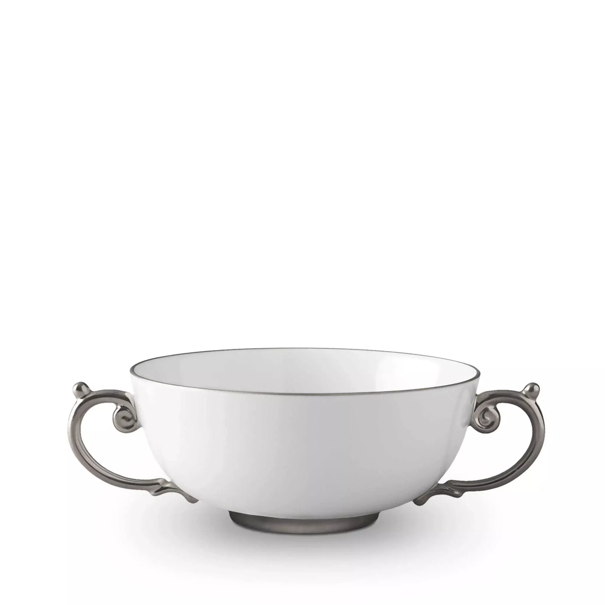 Aegean Platinum Soup Bowl by L'Objet