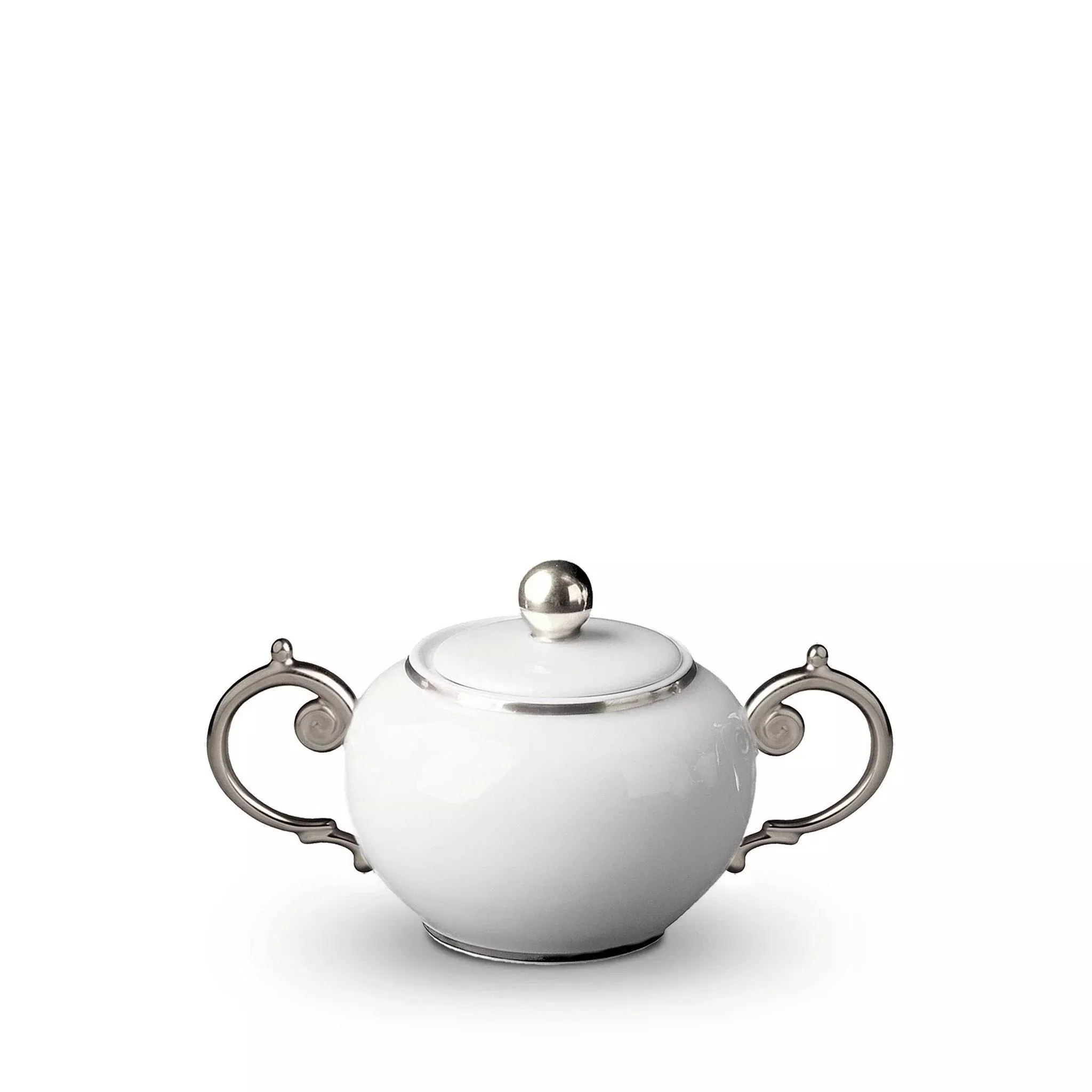 Aegean Platinum Sugar Bowl by L'Objet