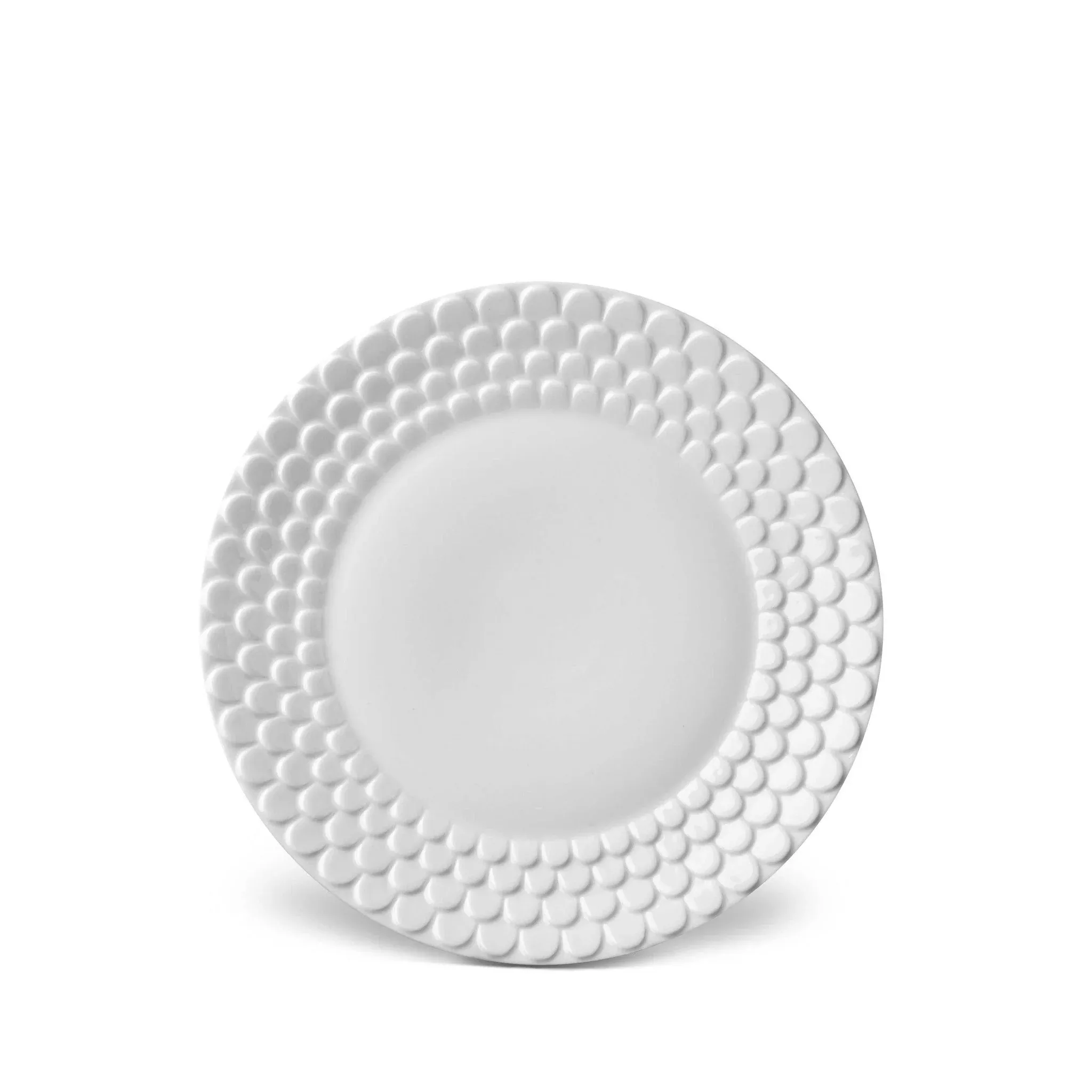 Aegean White Dessert Plate by L'Objet