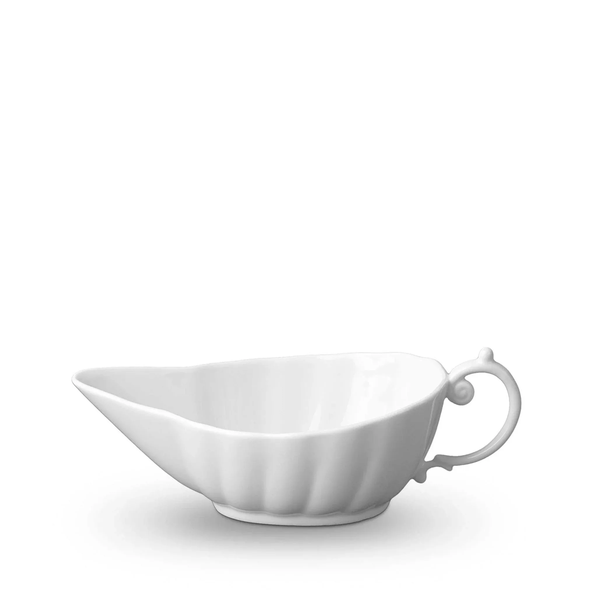 Aegean White Sauce Boat by L'Objet
