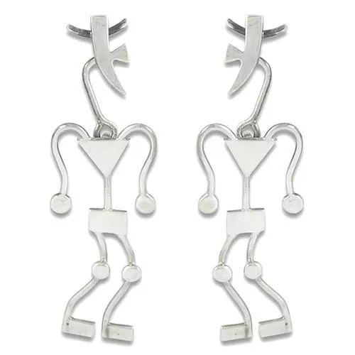 Al Earrings by Steven Guarnaccia for Acme Studio