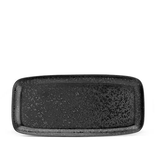 Alchimie Black Rectangular Platter, Large by L'Objet