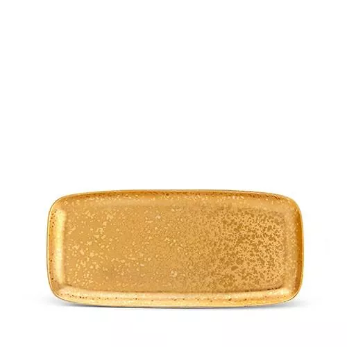 Alchimie Gold Rectangular Platter, Medium by L'Objet