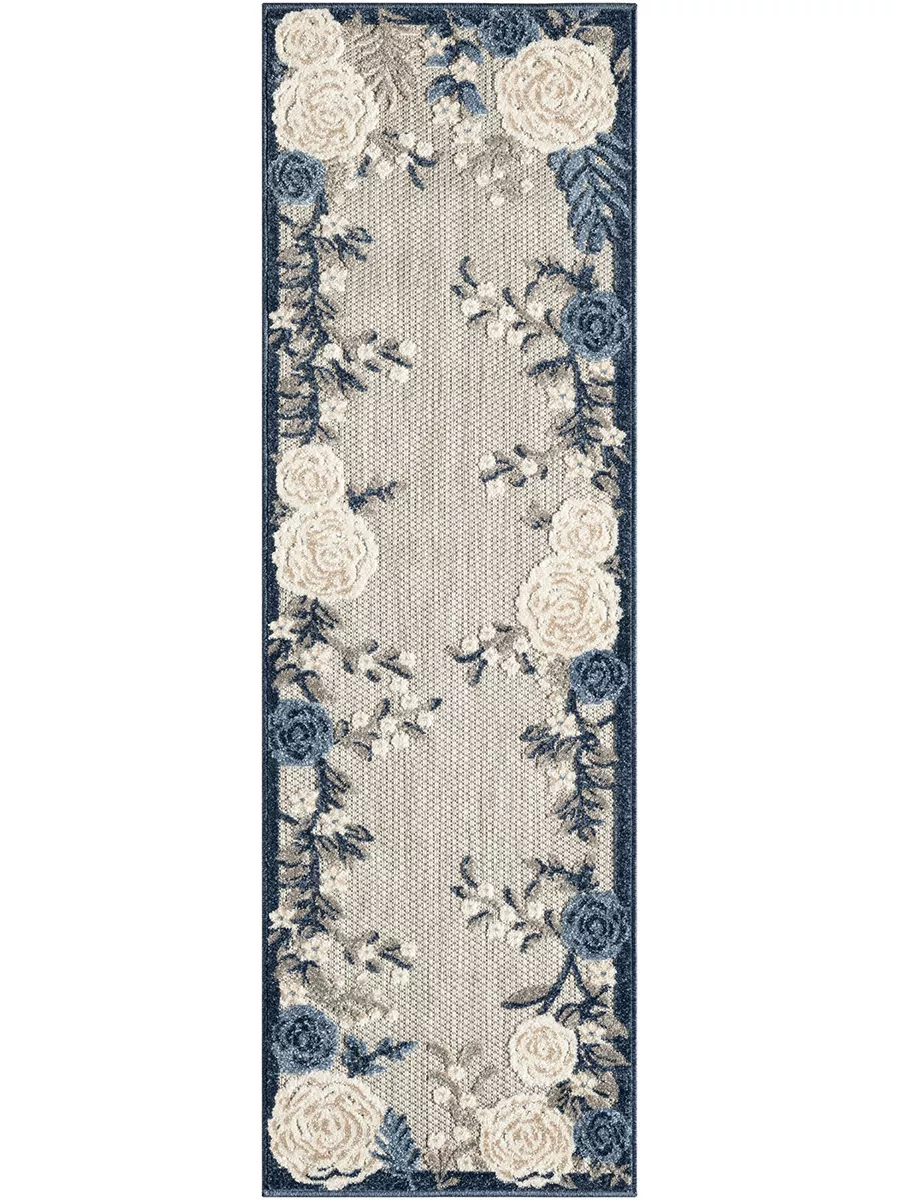 Aloha ALH32 Blue/Gray 2' x 6' Rug