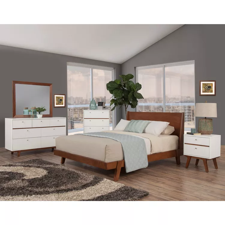Alpine Furniture King Platform Bed - Dakota