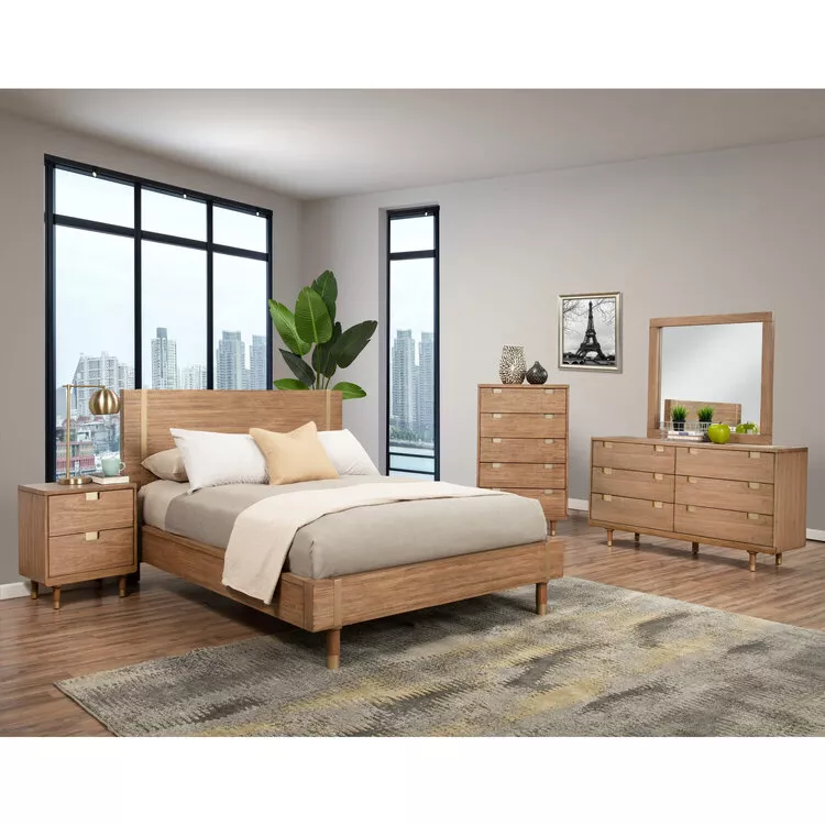 Alpine Furniture Platform Bed - Easton