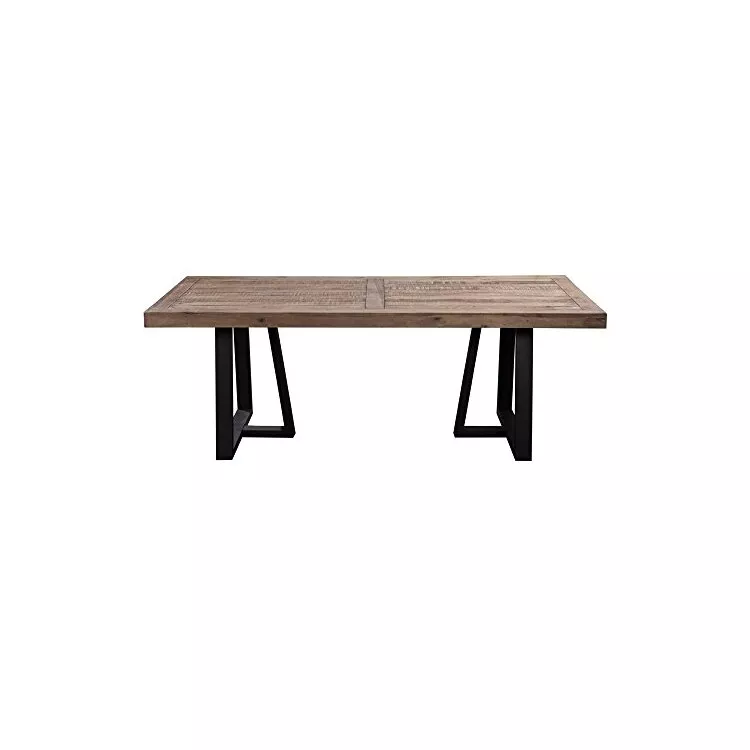 Alpine Furniture Prairie Dining Table - Rectangular Farmhouse Table