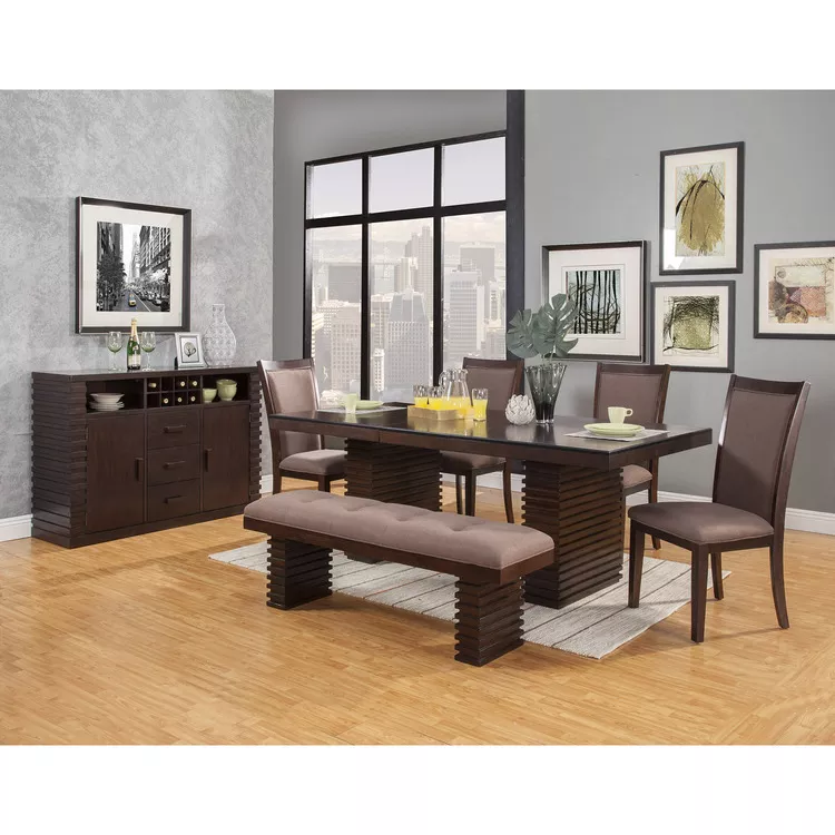 Alpine Furniture Sideboard - Dark Espresso