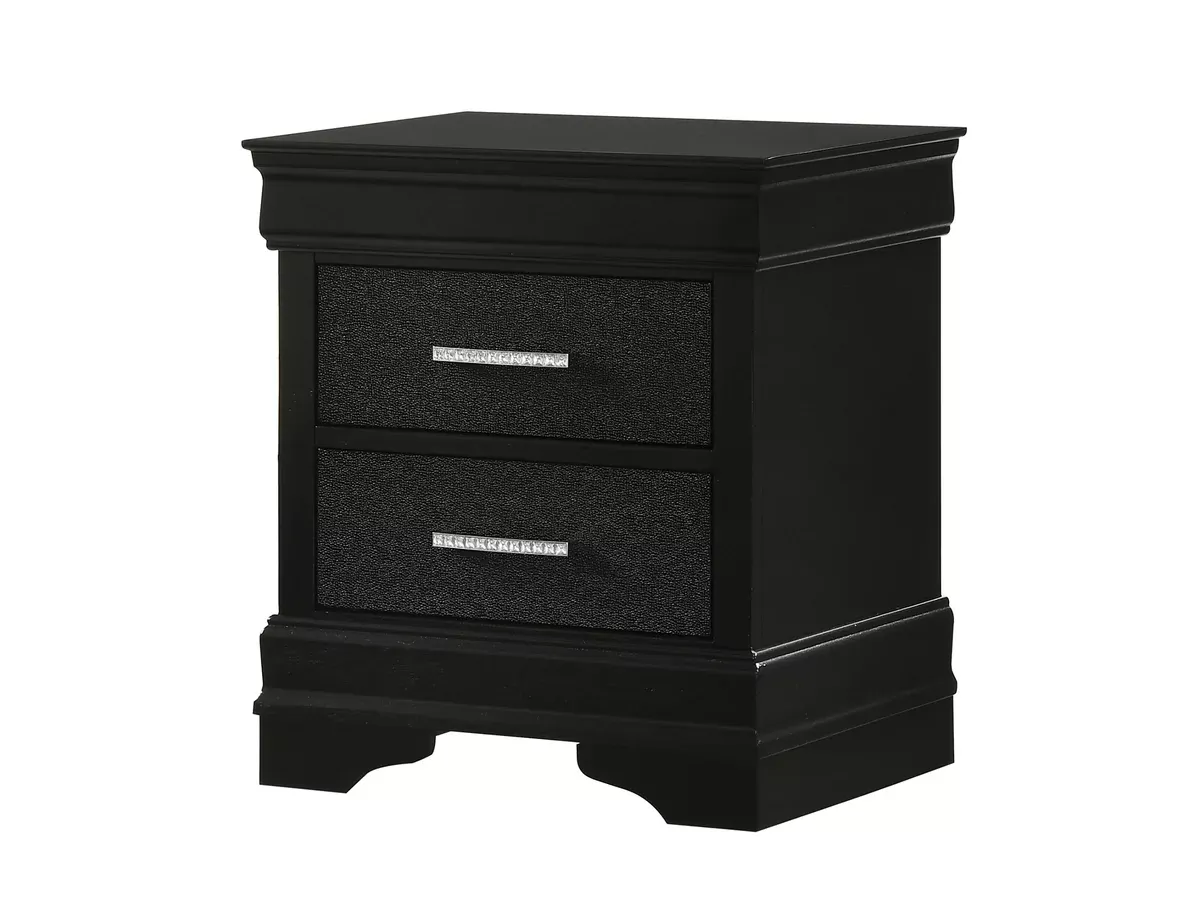 Amalia - Nightstand - Black