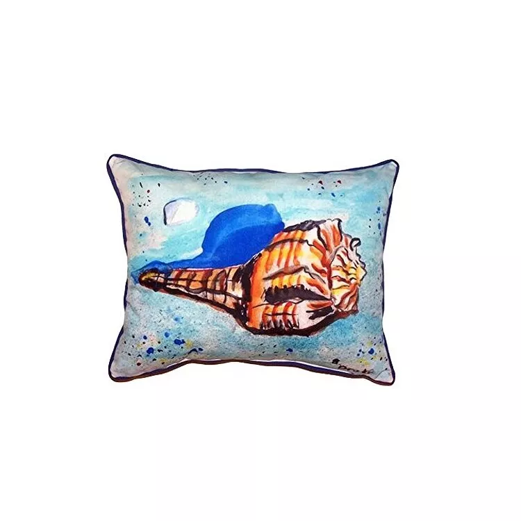 Amber Shell Large Indoor/Outdoor Pillow 16x20