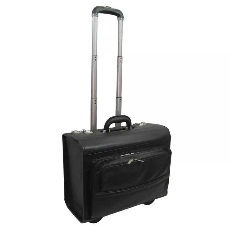 Amerileather Leather Rolling Catalog Case - Computer Friendly
