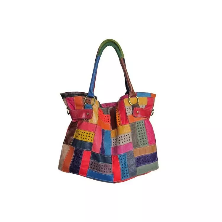 Amerileather Rainbow Tote Bag - Stylish & Spacious Purse