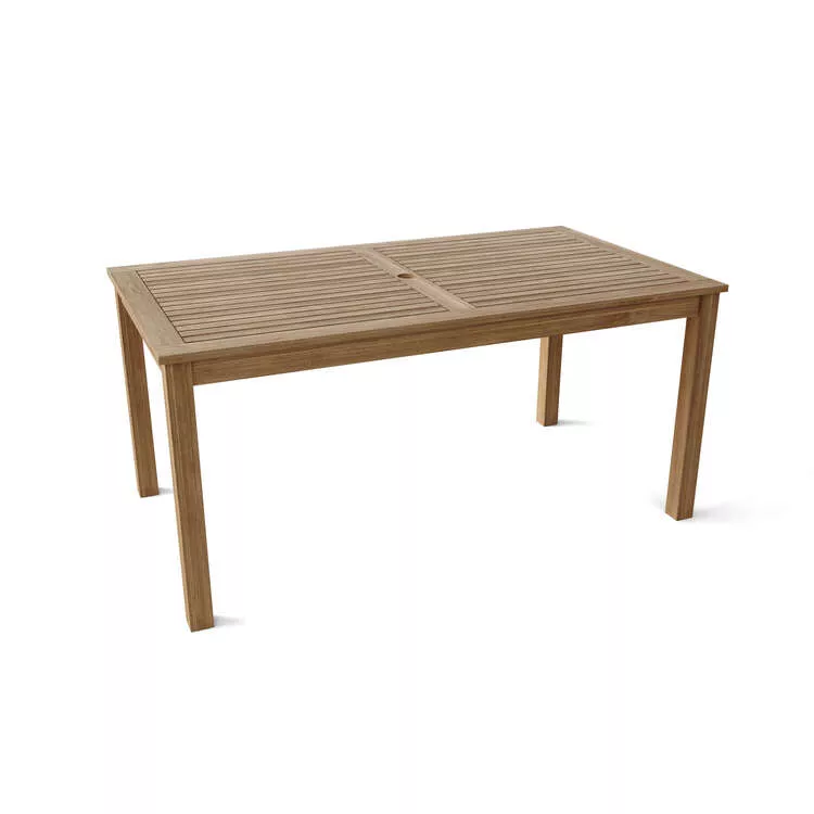 Anderson Teak Teak Dining Table - 65" Rectangular Outdoor Table
