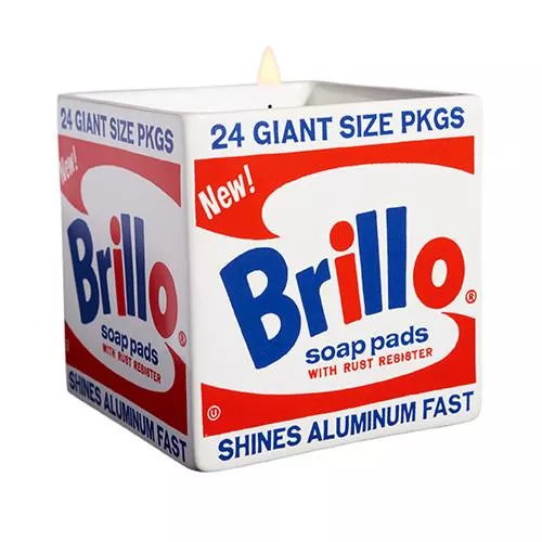Andy Warhol Brillo Candle by Ligne Blanche Paris
