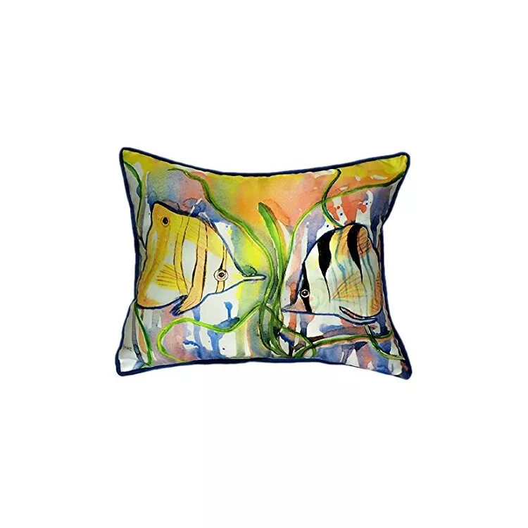 Angel Fish Extra Large Zippered Pillow 20x24