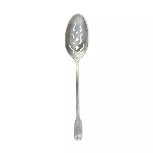 Antique Slotted Spoon by Match Pewter