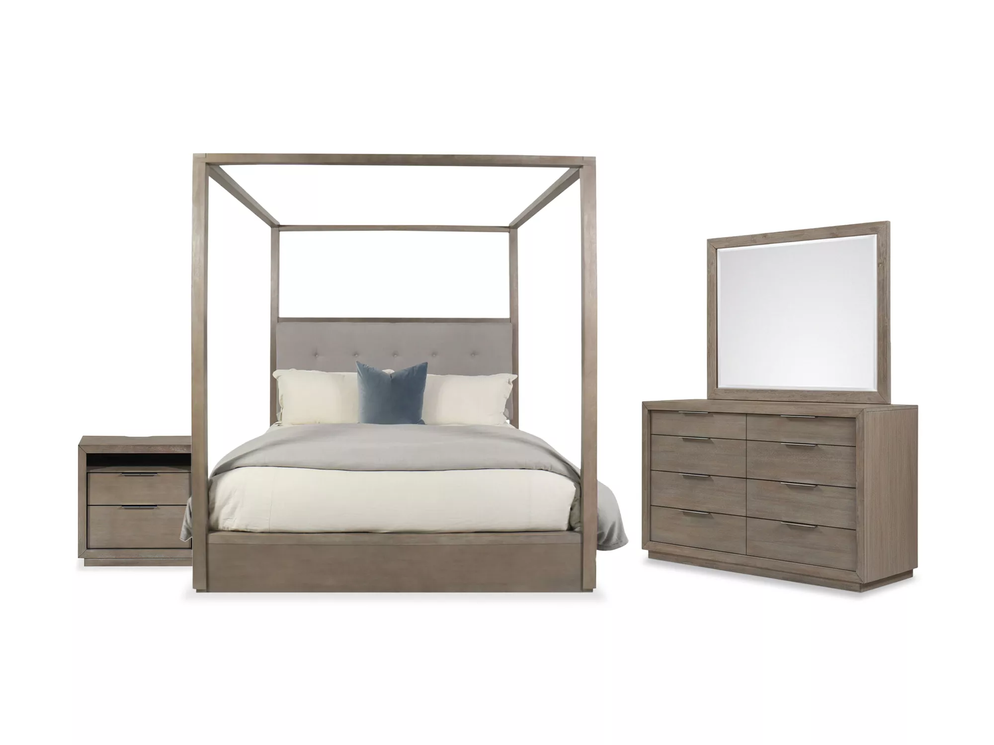 Arcadia 4-Piece Queen King Bedroom Set