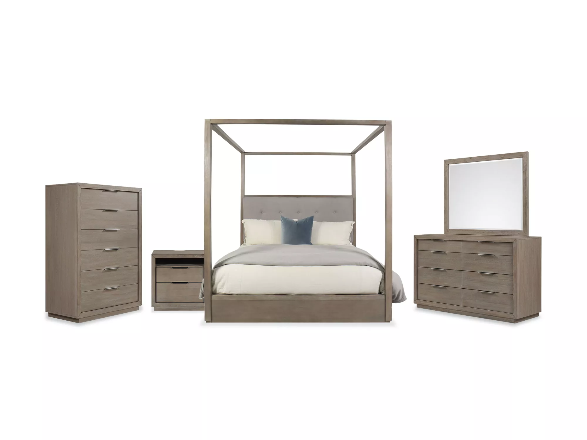Arcadia 5-Piece King Canopy Bedroom Set