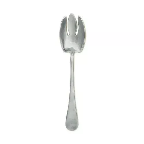 Aria Salad Serving Fork & Spoon, 12" by Match Pewter