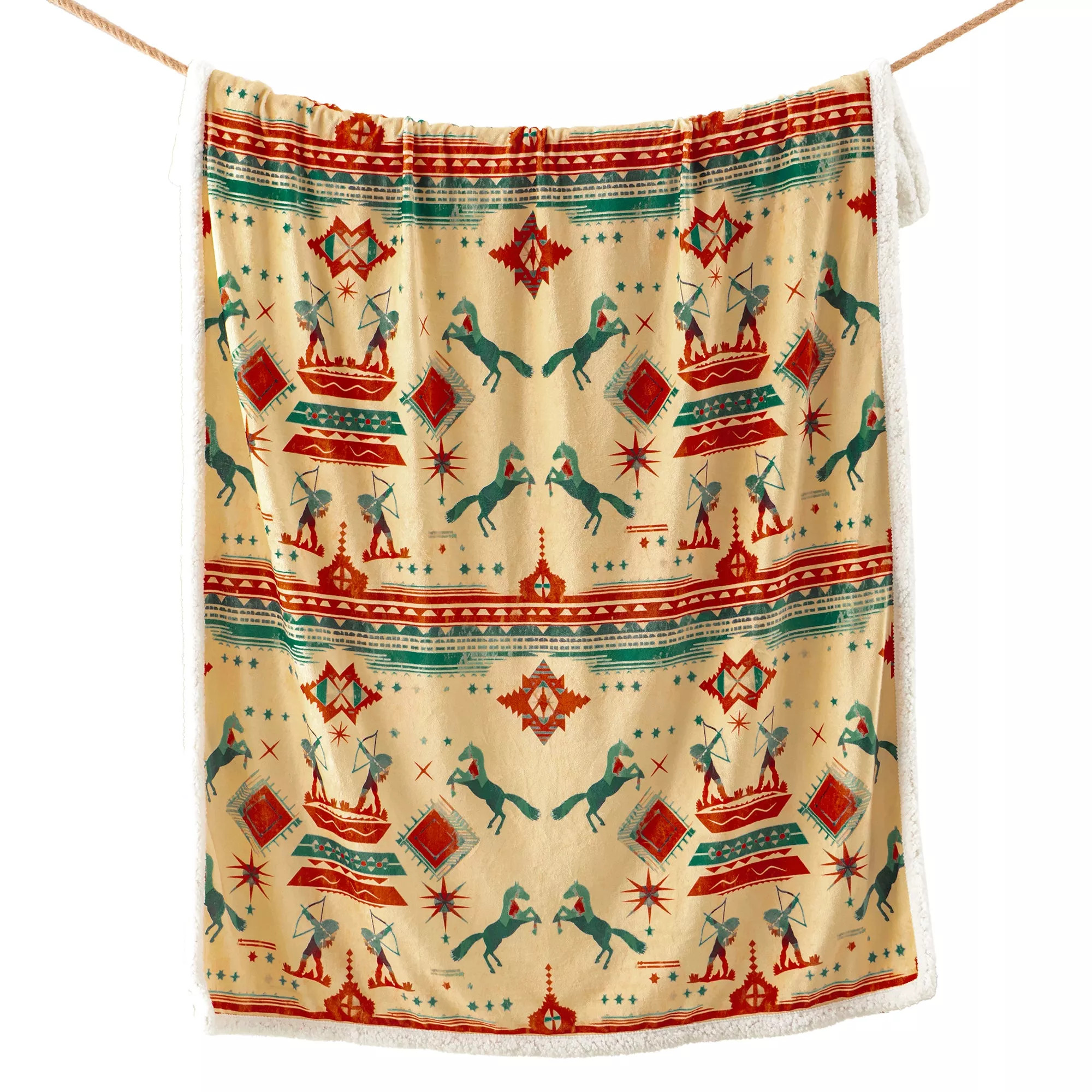 Arizona Campfire Sherpa Throw