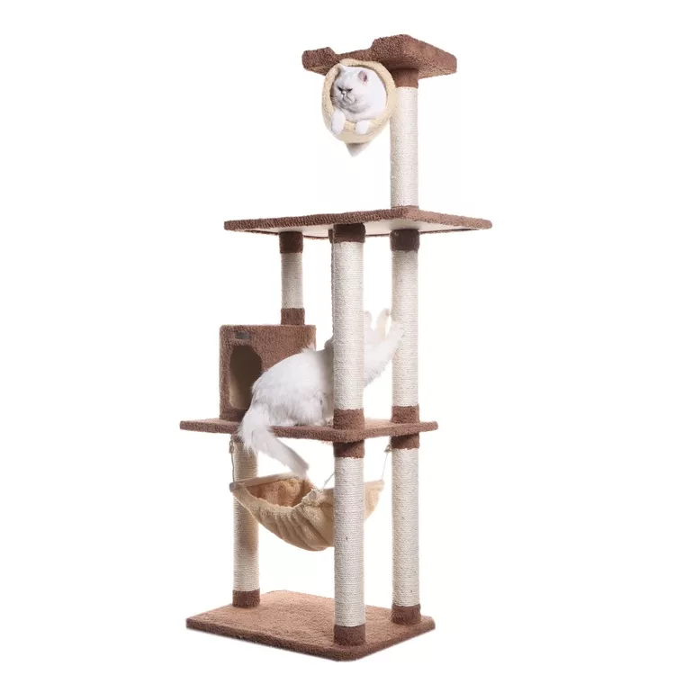 Armarkat Cat Tree with Hammock & Scratching Post - 70"