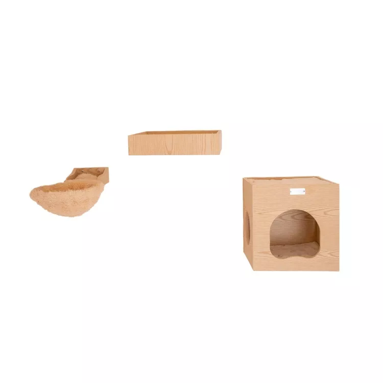 Armarkat Wall Mounted Cat Tree with Condo & Perch -